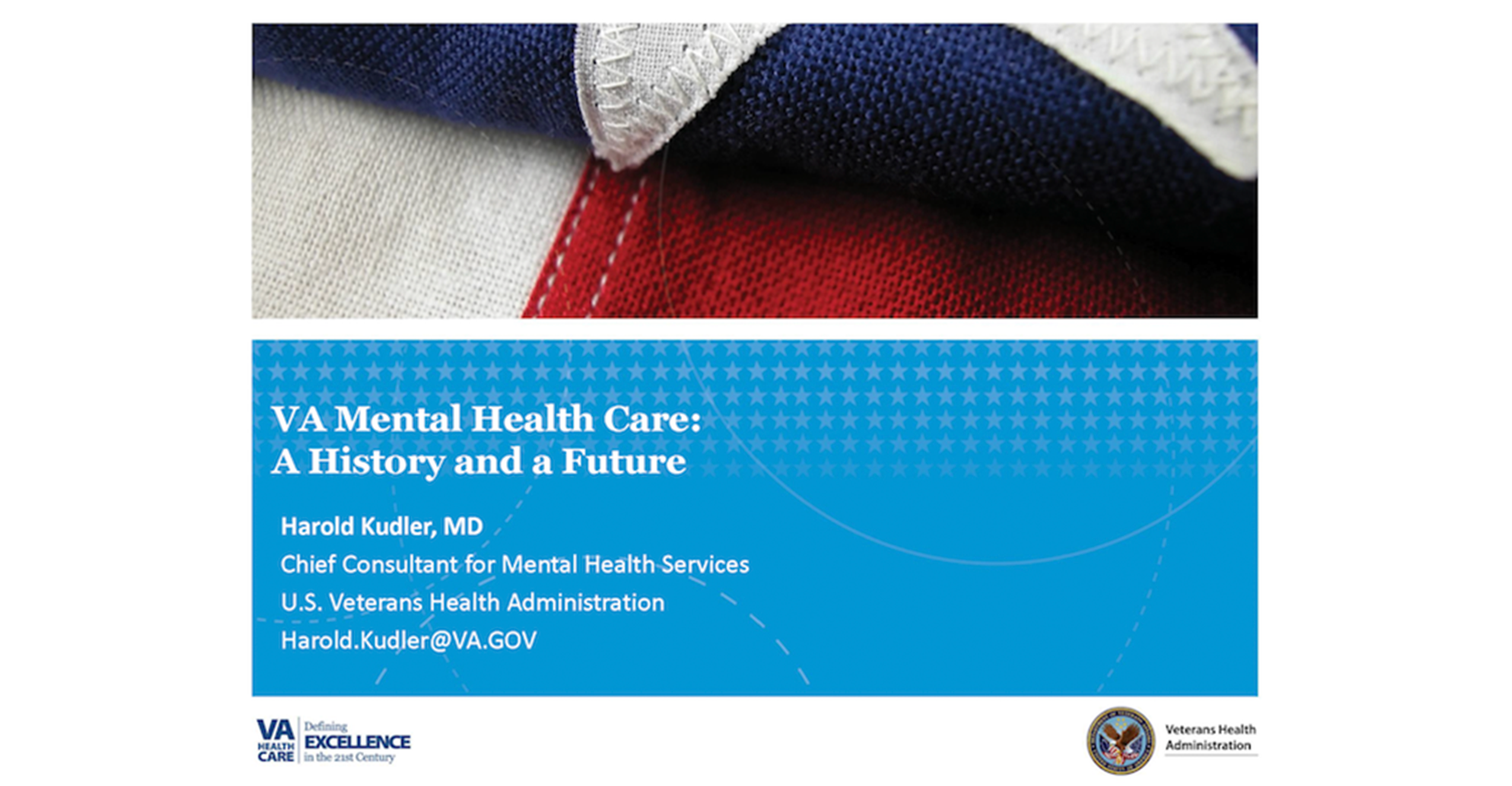 VA Mental Health Care: A History and a Future