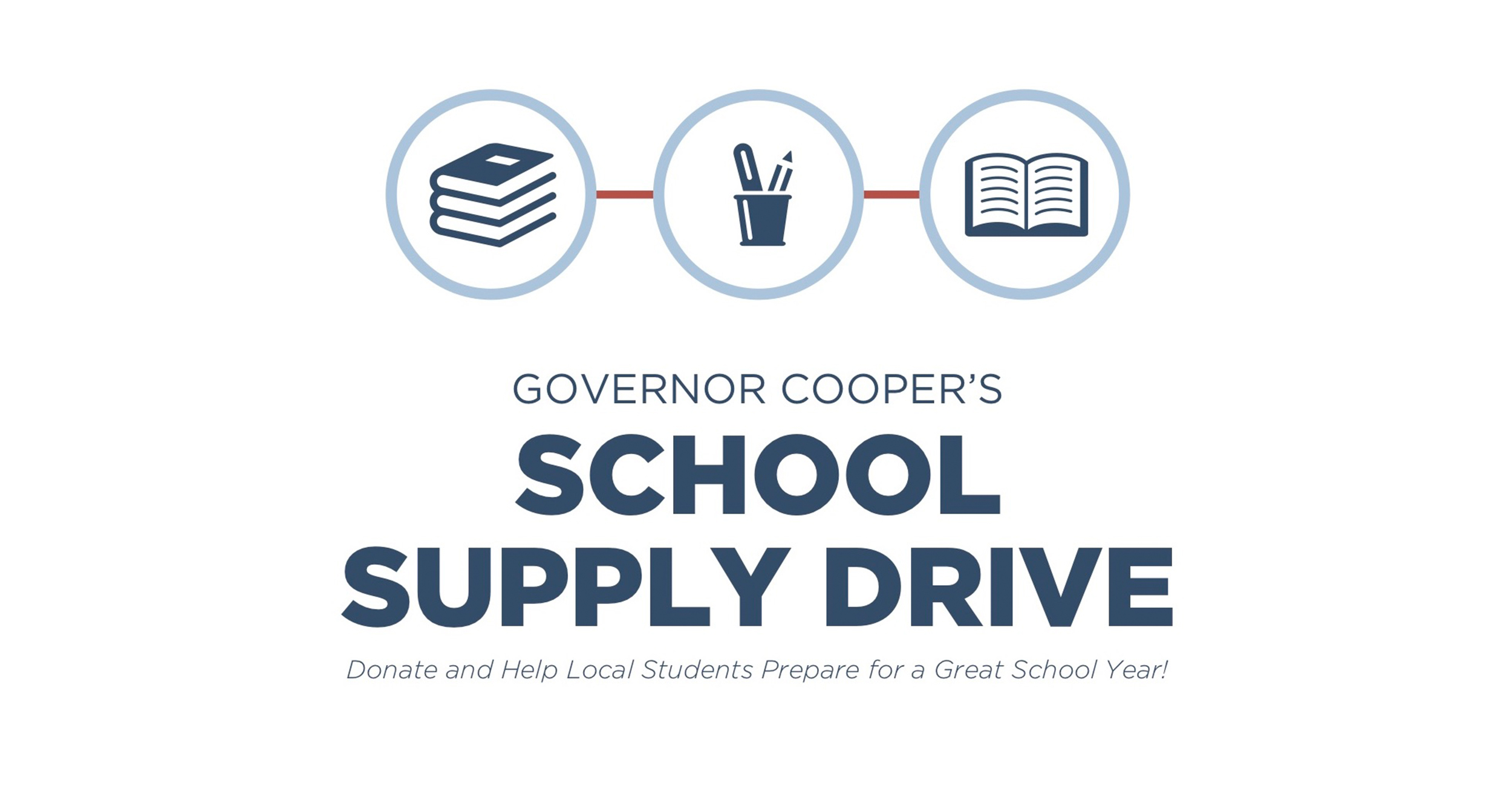 Governor Cooper’s School Supply Donation Drive