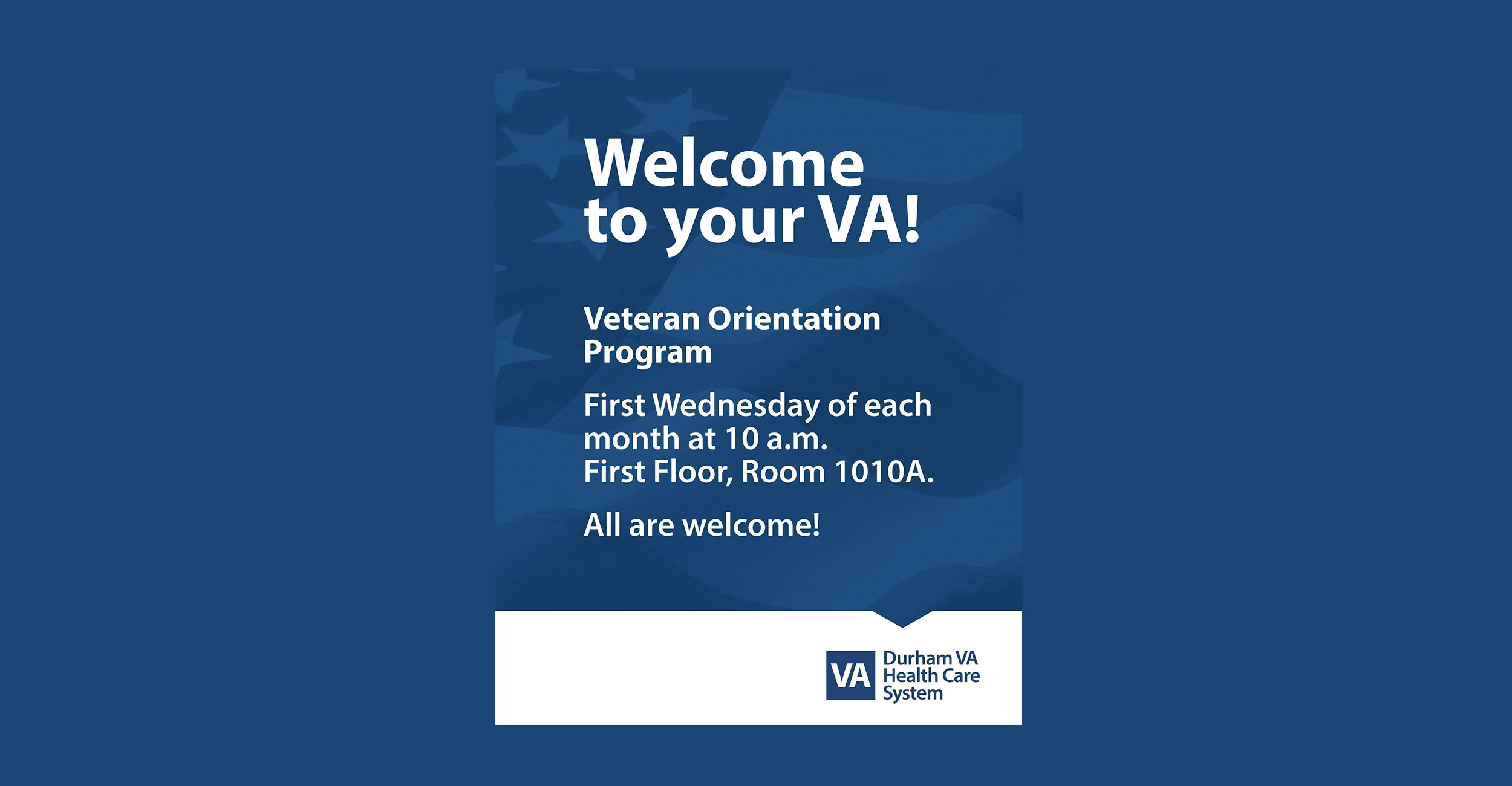 New Veteran Orientation Program at the Durham VA