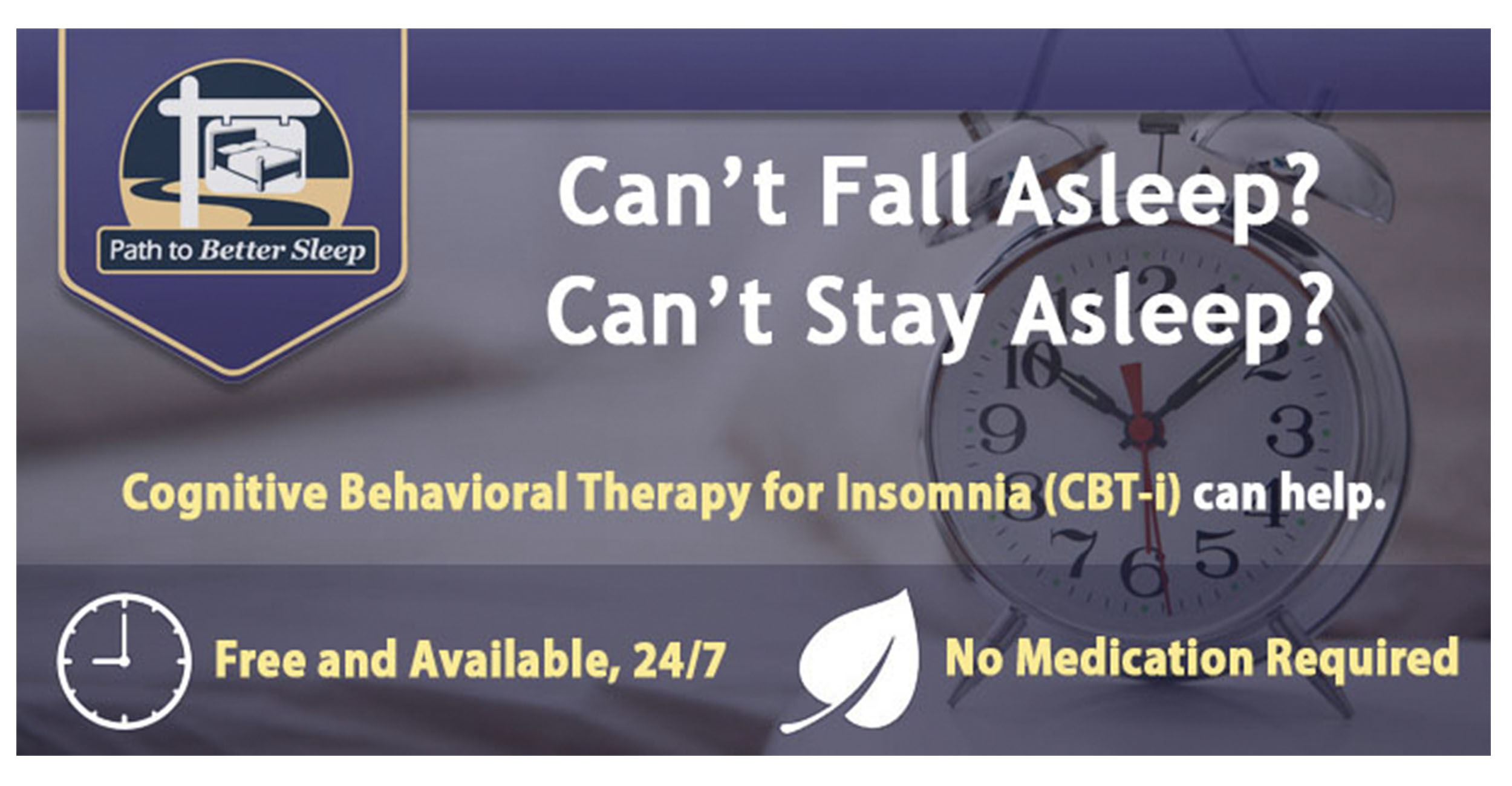 Free, Anonymous Online Course to Help Insomnia