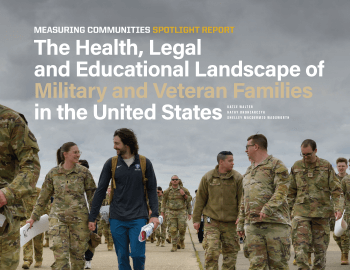 Military Family Research Institute Releases Second Measuring Communities Spotlight Report on Military Family Well-Being